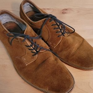 ALDO | rust color suede lace-up shoes, Size 11